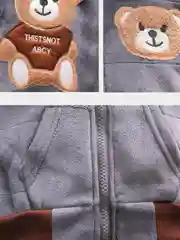Серый костюм детский утепленный