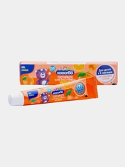 Паста зубная гелевая Japonica LION Kodomo, для детей с 6 месяцев, с апельсина, 40 г