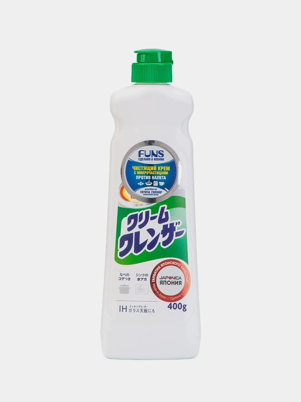 Крем чистящий Japonica FUNS, универсальный, для кухни, ванны и туалета, 400 г