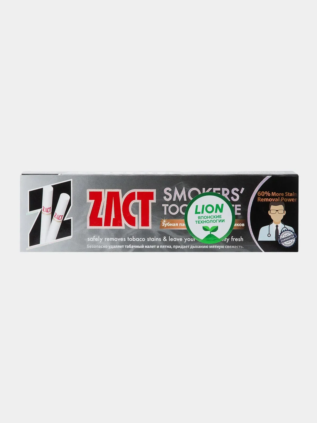 Паста зубная Japonica LION Zact, для курящих, 100 г