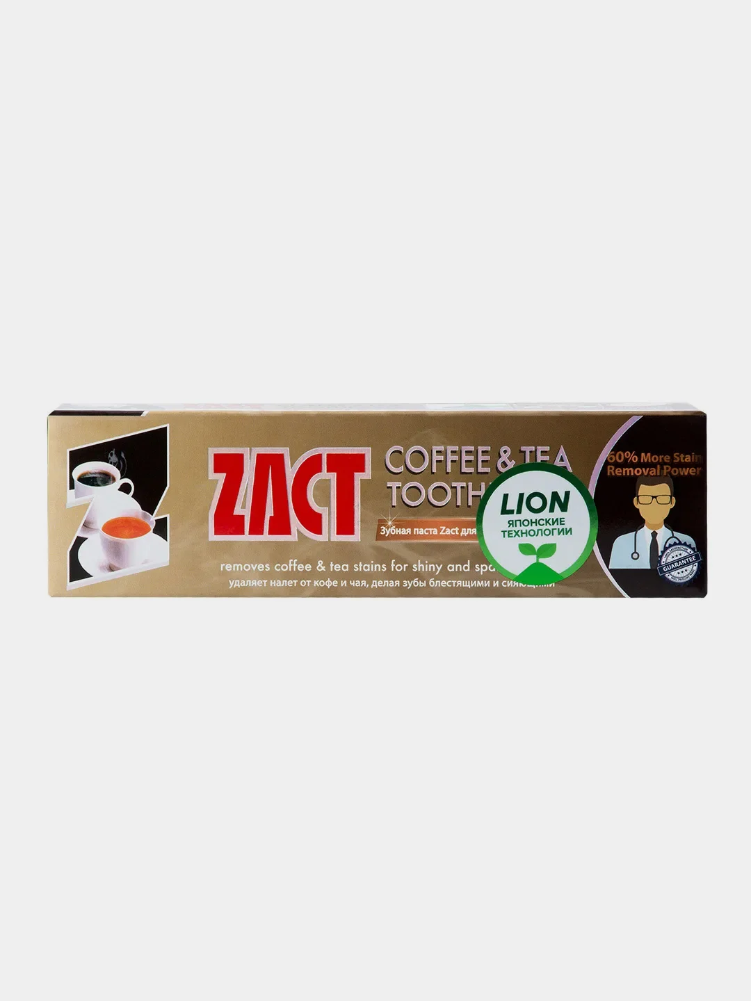 Паста зубная Japonica LION Zact, отбеливающая, 100 г