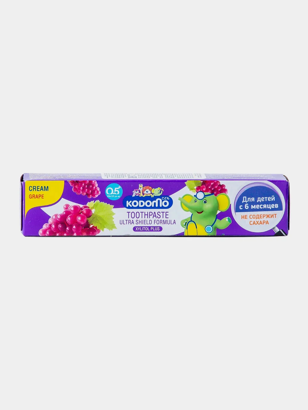 Паста зубная для детей Japonica LION Kodomo, с 6 месяцев, с ароматом винограда, 40 г