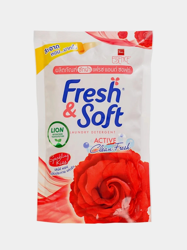 Гель-концентрат  для стирки Japonica LION Fresh&Soft "Искристый поцелуй", 400 мл