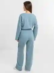 Голубой костюм женмкий спортивный