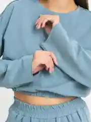 Голубой костюм женмкий спортивный