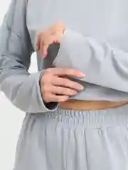 Серый костюм женмкий спортивный