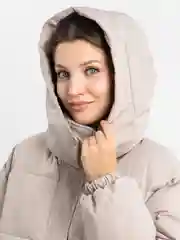 Бежевый куртка демисезонная