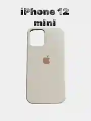 Кремовый чехол силиконовый Silicone Case для iPhone 12 mini
