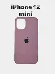 Лавандовый чехол силиконовый Silicone Case для iPhone 12 mini