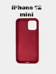 Вишнёвый чехол силиконовый Silicone Case для iPhone 12 mini