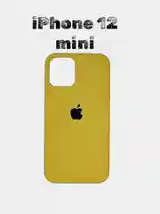 Горчичный чехол силиконовый Silicone Case для iPhone 12 mini
