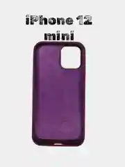 Багровый чехол силиконовый Silicone Case для iPhone 12 mini