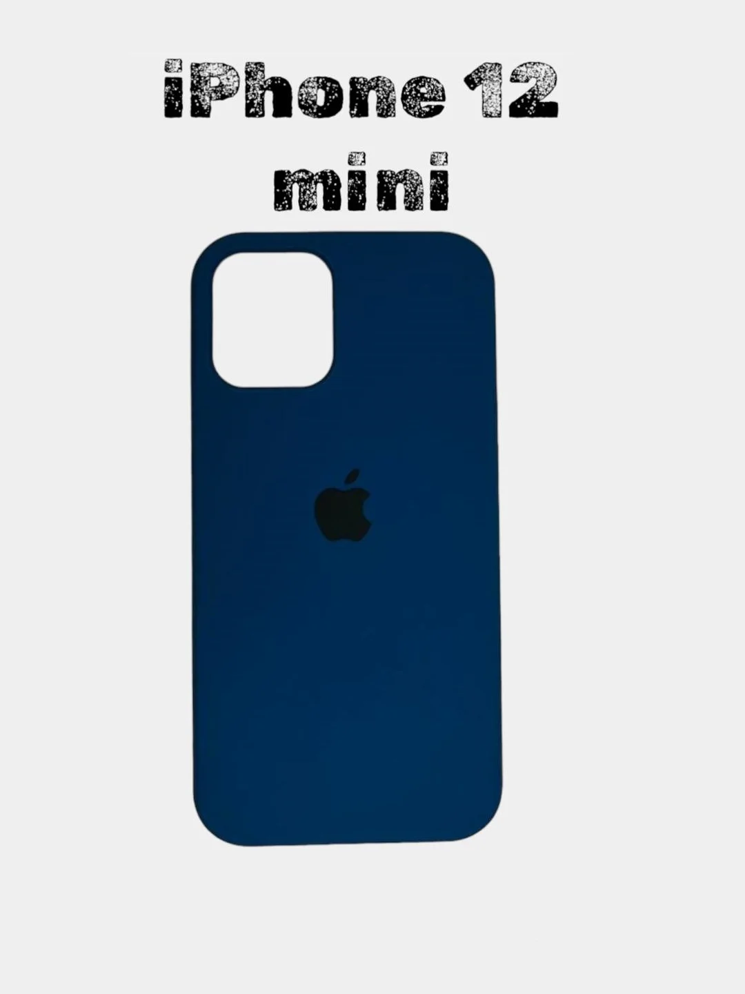 Синий чехол силиконовый Silicone Case для iPhone 12 mini