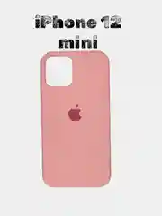 Розовый чехол силиконовый Silicone Case для iPhone 12 mini