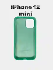 Мятный чехол силиконовый Silicone Case для iPhone 12 mini
