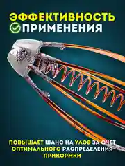 Серебряный кормушка рыболовная плоская Тверская для ловли карпа, карася, сазана, 30-100 г
