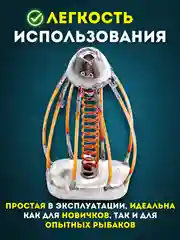 Серебряный кормушка рыболовная плоская Тверская для ловли карпа, карася, сазана, 30-100 г