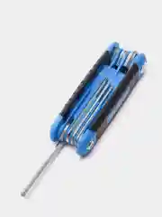 Набор складных шестигранных ключей X-PERT, 8 ключей в наборе, 2х-комп.рукоятка