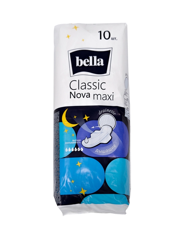 Прокладки гигиенические BELLA  Classic Nova Maxi, 10 штук