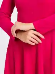 Фуксия платье лапша