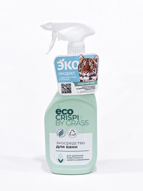 Эко-средство для чистки ванн и сантехники Grass Eco Crispi 600 мл