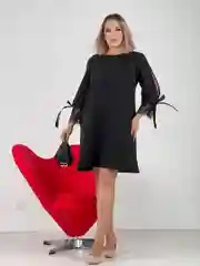 Платье женское А-силуэта, большие размеры 50-56
