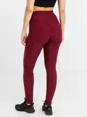 Бордовый лосины женские спортивные рифленые, антицеллюлитные