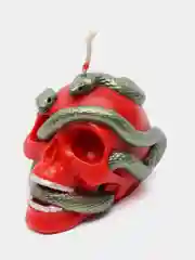 Серебряный свеча "Череп" алтарная