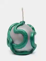 Серебряный свеча "Череп" алтарная