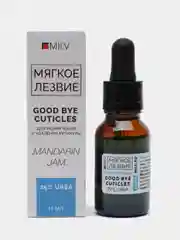 Кератогель с мочевиной "GOOD BYE CUTICLES "МАНДАРИНОВЫЙ ДЖЕМ". 15 мл Milv