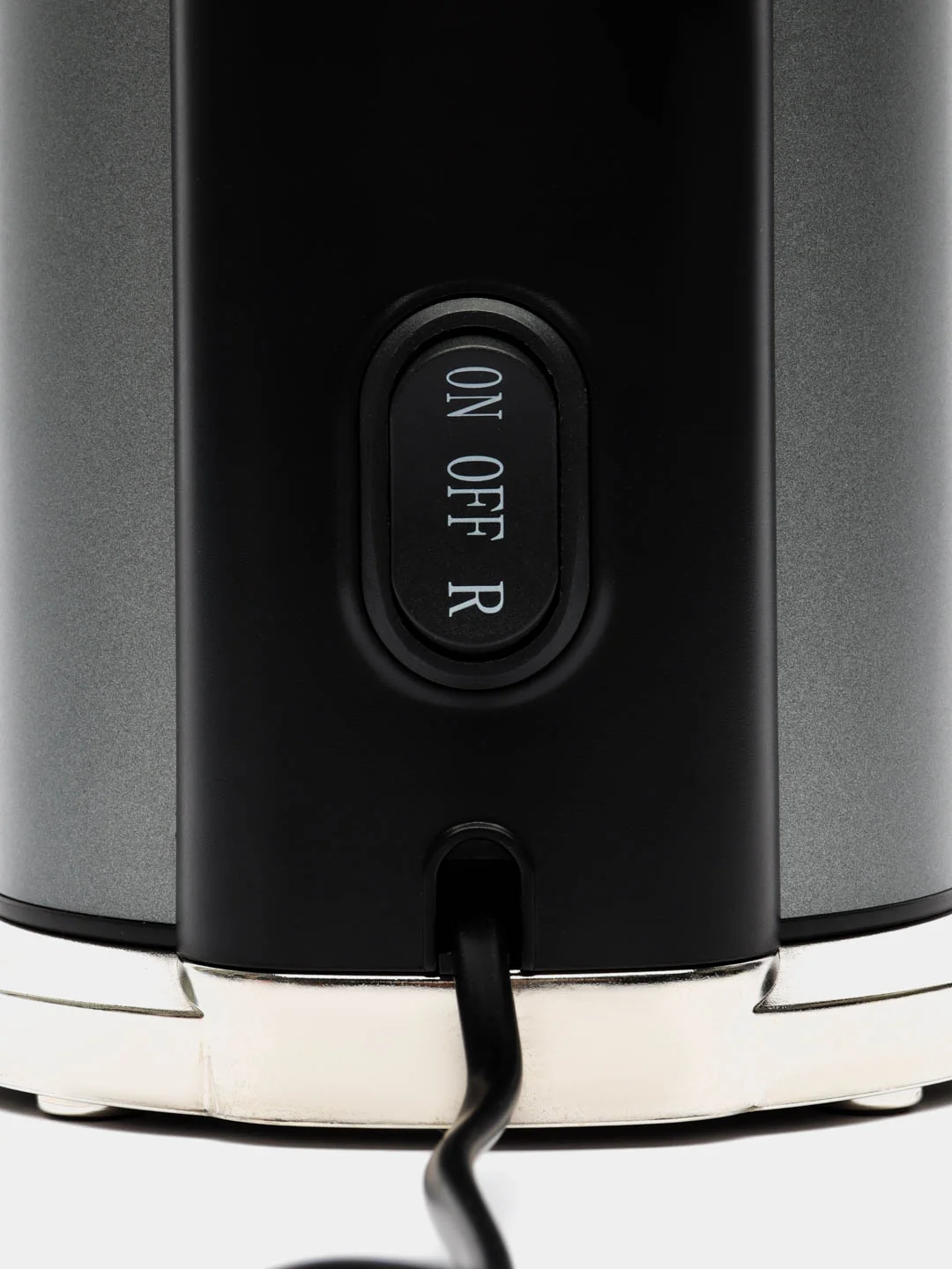 Серый металлик соковыжималка электрическая шнековая Atvel PowerTwist J7, 180 Вт