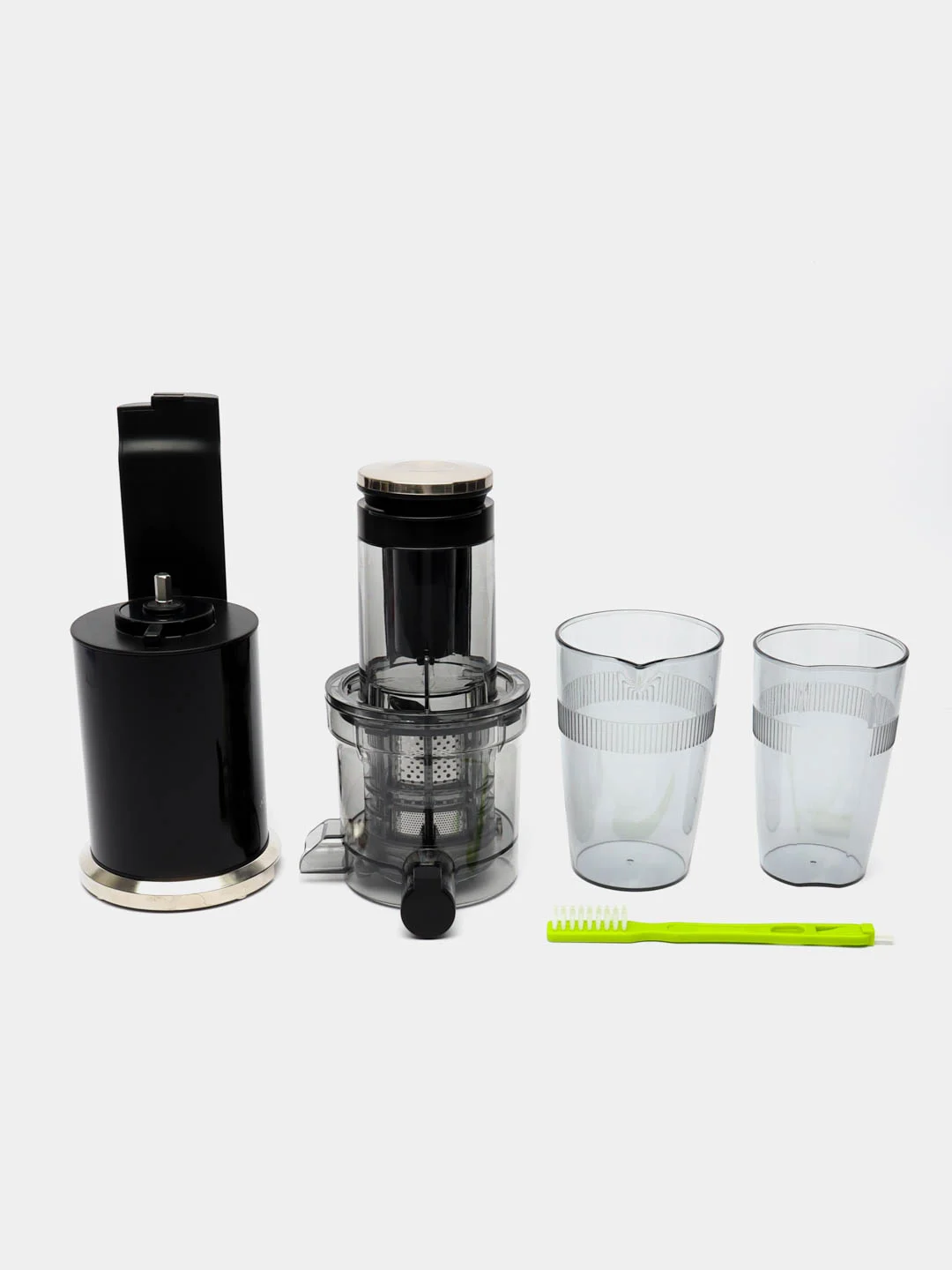 Черный соковыжималка электрическая шнековая Atvel PowerTwist J7, 180 Вт
