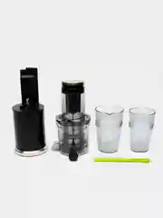 Черный соковыжималка электрическая шнековая Atvel PowerTwist J7, 180 Вт
