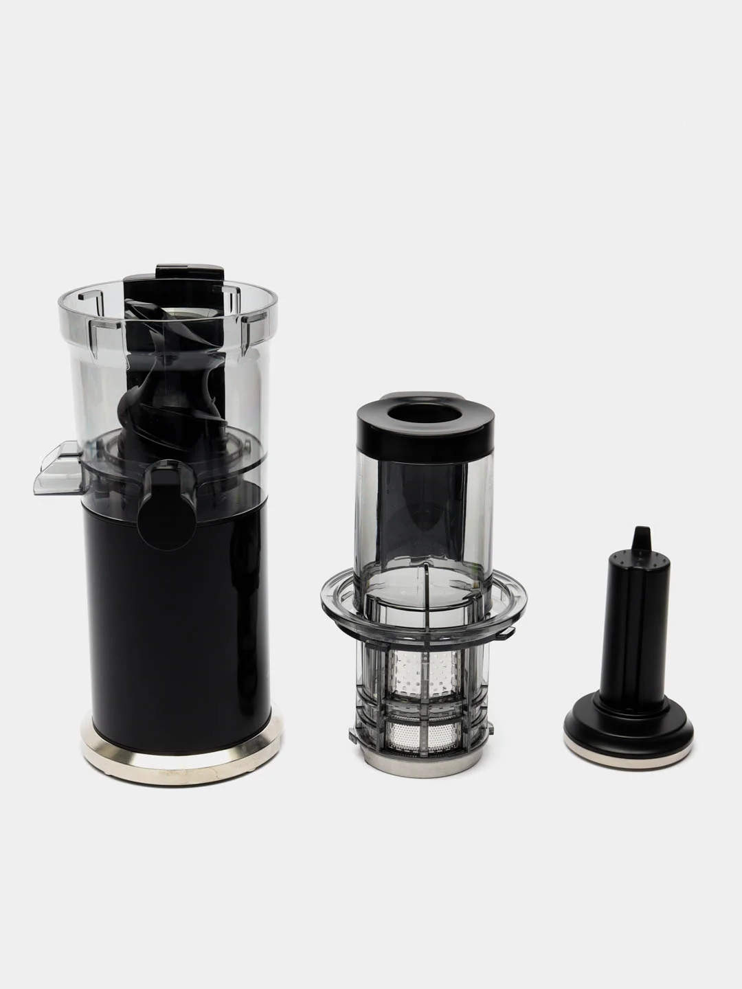 Черный соковыжималка электрическая шнековая Atvel PowerTwist J7, 180 Вт