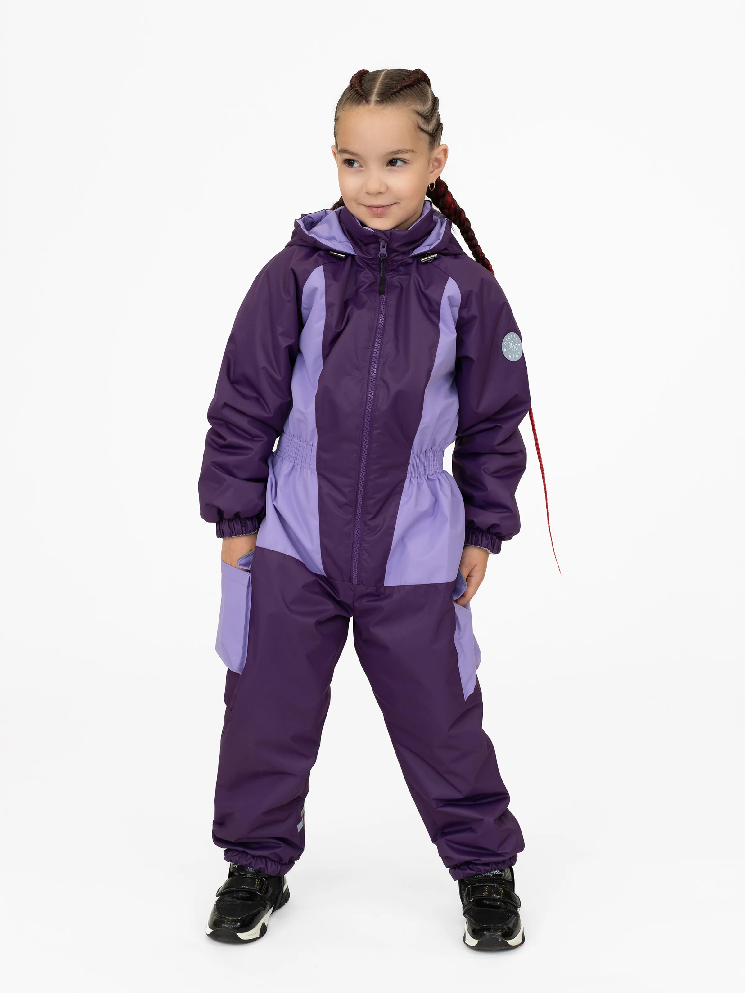 Сиреневый комбинезон демисезонный. Комбинезон детский, Arctic Kids. Осень-весна