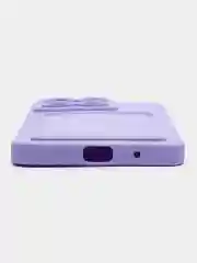 Красный чехол для Honor X8A 4G (Хонор Х8а 4 Джи) с карманом для карт
