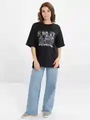 Футболка Oversize с принтом унисекс