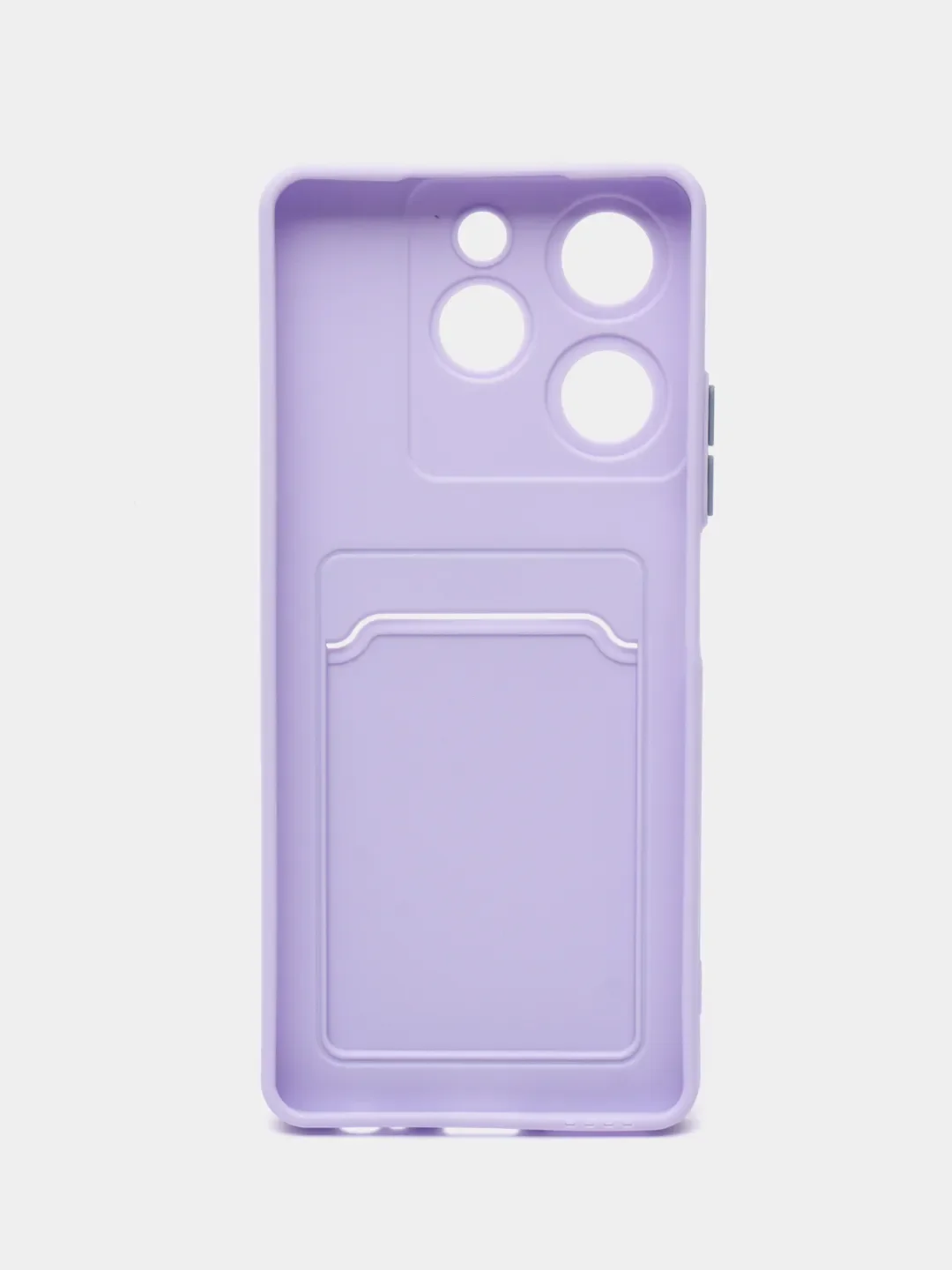 Красный чехол Tecno Spark 20C / Spark 20 / Go 2024 (Техно Спарк 20 / 20С) карманом для карт