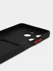 Черный чехол Tecno Spark 20C / Spark 20 / Go 2024 (Техно Спарк 20 / 20С)  карманом для карт