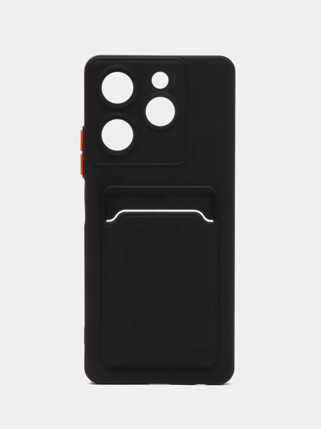 Лавандовый чехол Tecno Spark 20C / Spark 20 / Go 2024 (Техно Спарк 20 / 20С) карманом для карт