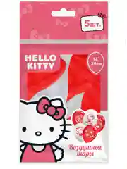 Воздушные шарики Hello Kitty 30 см, 5 шт