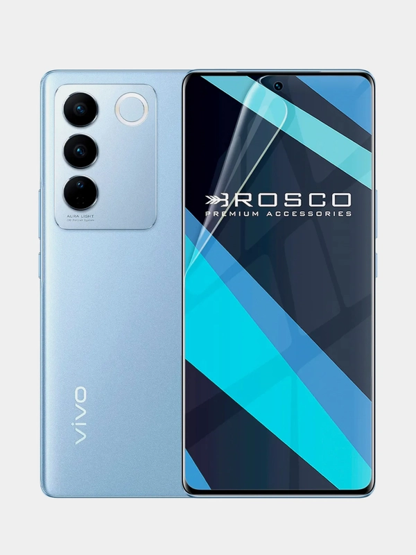 Защитная плёнка ROSCO для Vivo V27, гидрогелевая прозрачная