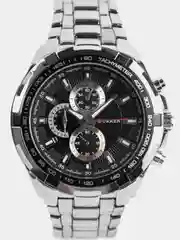 Черный мужские часы Curren 8023 с браслетом