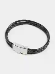 Черный мужские часы Curren 8023 с браслетом