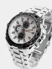 Белый мужские часы Curren 8023 с браслетом