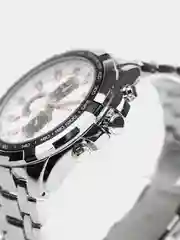 Белый мужские часы Curren 8023 с браслетом