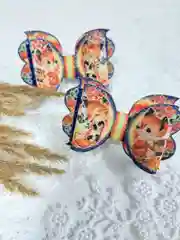 Бантики для волос на резинке
