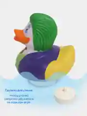 Игрушка для ванны сувенир Funny Ducks "Страшный клоун уточка", 1321