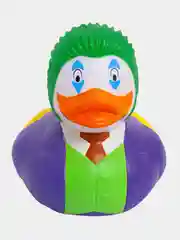 Игрушка для ванны сувенир Funny Ducks "Страшный клоун уточка", 1321