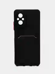 Черный чехол для Realme C67 4G (Реалми С67 4Джи) с карманом для карт